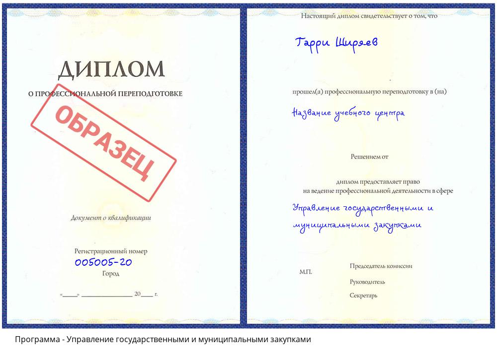 Управление государственными и муниципальными закупками Саяногорск